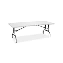 Living Accents 30 in. W x 29-1/4 in. H x 72 in. L Rectangular Fold-in-Half Table