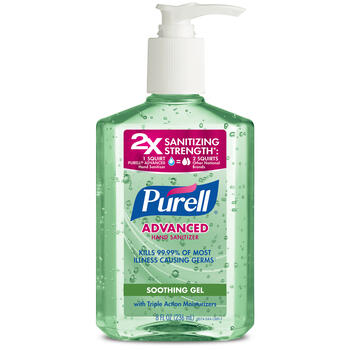 Purell Aloe Gel Advanced Hand Sanitizer 8 oz