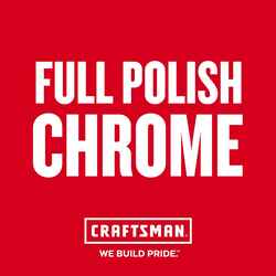 Craftsman 3/8 in. drive Chrome Flex Head T-Handle 1 pc.