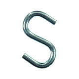 Ace Small Zinc-Plated Silver Steel S-Hook 80 lb. 4 pk 1.5 in. L