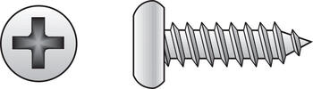 HILLMAN 6 x 1-1/2 in. L Phillips Stainless Steel 100 per box Sheet Metal Screws Pan Head