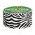 Duck Brand 30 ft. L x 1.88 in. W Zig-Zag Zebra Duct Tape Black