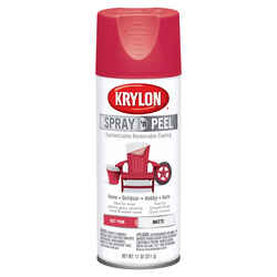 Krylon Spray 'n Peel Matte Hot Pink Spray Paint 11 oz