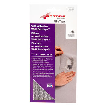 Adfors FibaTape 0.7 in. L X 7 in. W Fiberglass Mesh White Self Adhesive Wall Repair Patch