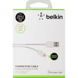 Belkin MIXIT UP White Cell Phone Charger Iphone 6, 6 Plus, 5, 5s 4 ft. L x 4 ft. L For Apple