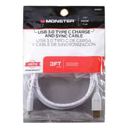 Monster Cable Hook It Up 3 ft. L USB Cable
