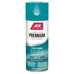 Ace Premium Gloss Bright Teal Paint + Primer Spray Paint 12 oz