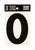Hy-Ko 3 in. Black Vinyl Self-Adhesive Letter O 1 pc.