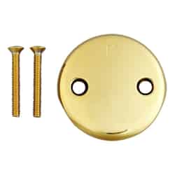 Ace Yellow Brass Round Face Plate