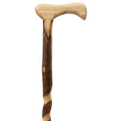 Brazos Walking Sticks Twisted Walking Stick Cane Hickory 1 pk
