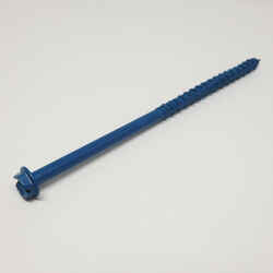 Ace 3/16 in. x 4 in. L Slotted Hex Washer Head Steel Masonry Screws 1 lb. 50 pk