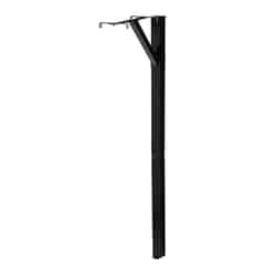 Gibraltar Mailboxes  59.9 in. Powder Coated  Black  Steel  Mailbox Post 