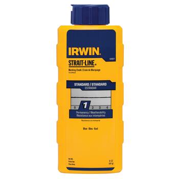 Irwin Strait-Line 8 oz. Permanent Marking Chalk Blue