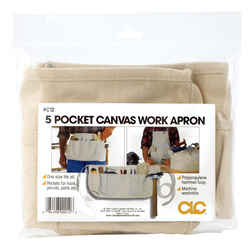 CLC Work Gear Heavy Duty 5 Cotton White 1 pk Waist Apron