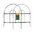 Panacea 10 ft. L x 18 in. H PVC Green Garden Fence