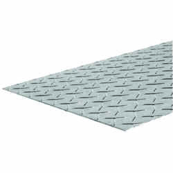 Boltmaster 24 in. Uncoated Steel Diamond Tread Plate
