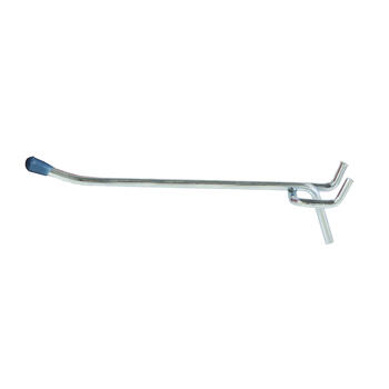 Crawford Zinc Plated Silver Steel 6 in. Peg Hooks 3