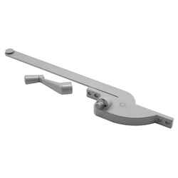 Prime-Line Gray Steel Left Single-Arm Casement Window Operator For Steel Framed Windows