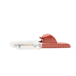 Hang-O-Matic 9 in. L x 1 in. W 2-in-1 Laser Tape Measure Red 1 pc.