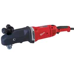 Milwaukee SUPER HAWG 1/2 in. Keyed Angled Hole Drill Corded Angle Drill 13 amps 1750 rpm