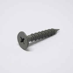 Ace No. 8 x 1-1/4 in. L Phillips Wafer Head Ceramic Steel Cement Board Screws 873 pk 5 lb.