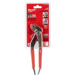 Milwaukee REAM & PUNCH Forged Alloy Steel Hex Jaw Red 1 pk Slip Joint Pliers 8 in.