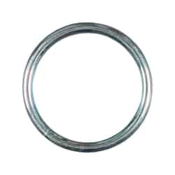 Baron Medium Nickel Plated Silver Steel 2-1/2 in. L Ring 300 lb. 1 pk