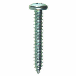 HILLMAN 10 x 1-1/4 in. L Phillips Zinc-Plated Pan Head Sheet Metal Screws 100 per box Steel