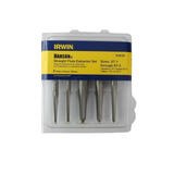 Irwin Hanson 3/8 in. Carbon Steel Straight Screw Extractor Set 7 in. 5 pc.