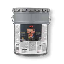 Ace Rust Stop Indoor and Outdoor Gloss Black Rust Prevention Paint 5 gal. Interior/Exterior
