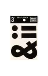 Hy-Ko 3 in. Black Vinyl Self-Adhesive Special Character Symbols 1 pc.