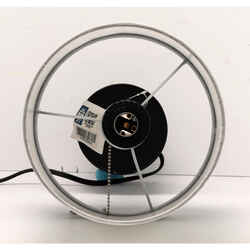 Open Road Brands 23.38 in. Natural Blue Ford Oil Can Desk Lamp