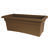 Bloem Terrabox 9.8 in. H x 11.7 in. W Chocolate Resin Veranda Planter