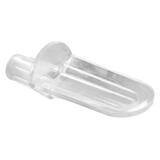 Prime-Line Clear Plastic Shelf Support Peg 1/4 inch Ga. 1.4 in. L