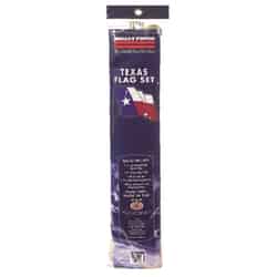 Valley Forge Texas 36 in. H x 60 in. W Flag Kit