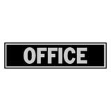 Hy-Ko English 2 in. H x 8 in. W Sign Office Aluminum