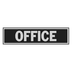 Hy-Ko English 2 in. H x 8 in. W Sign Office Aluminum