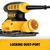 DeWalt 2.3 Corded 1/4 Sheet Palm Sander 4.25 in. L x 4.5 in. W 14000 opm 120 volts