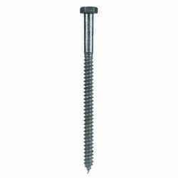 HILLMAN 5 in. L x 5/16 in. Hex Hot Dipped Galvanized Steel Lag Screw 50 pk