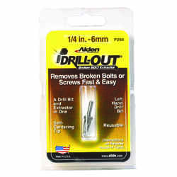 Alden Grabit Drill-Out 1/4 in. x 1/4 in. Dia. M2 HSS Double Ended Bolt Extractor 1 pk