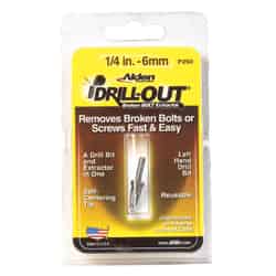 Alden Grabit Drill-Out 1/4 in. x 1/4 in. Dia. M2 HSS Double Ended Bolt Extractor 1 pk