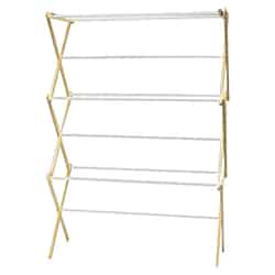 Madison Mill 29.5 in. W x 42.5 in. H x 14 in. D Wood Clothes Drying Rack