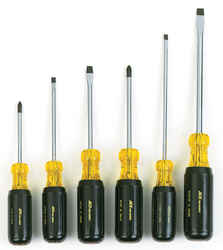 Ace Pro 6 pc. Screwdriver Set Pro Black Steel