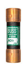 Bussmann 50 amps 250 volts Melamine One-Time Fuse 1 pk