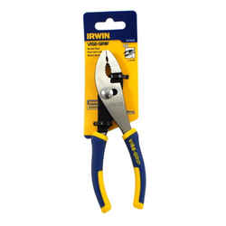 Irwin 6 in. Chrome Vanadium Steel Slip Joint Pliers Blue 1 pk