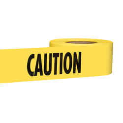 Empire 1000 ft. L x 3 in. W Polyethylene Caution Barricade Tape Yellow