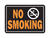 Hy-Ko English No Smoking 10 in. H x 14 in. W Sign Aluminum