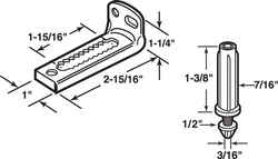For Doors up to 35 lbs