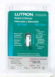 Lutron Toggler White 600 watts 3-Way Dimmer Switch