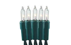 Holiday Bright Lights Incandescent Contractor Light Set Clear 48 ft. 105 lights